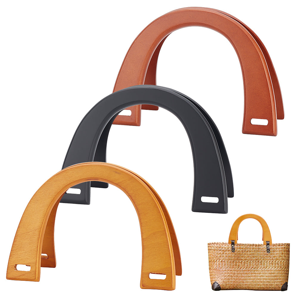 Wooden U-Shaped Bag Handles