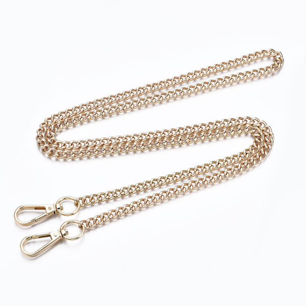 Iron Curb Link Chain Bag Straps