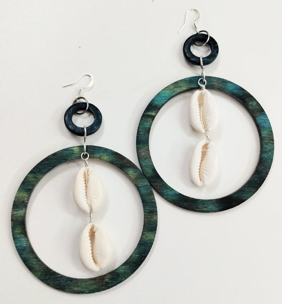 Adeline Wood Hoop Earring Collection