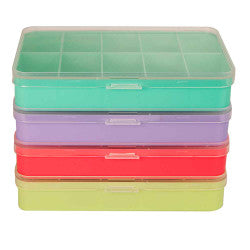 STACKABLE 4 BOX ORGANIZER 22 COMPARTMENT TOTAL