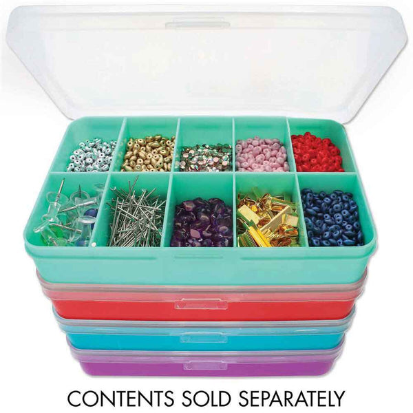 STACKABLE 4 BOX ORGANIZER 22 COMPARTMENT TOTAL