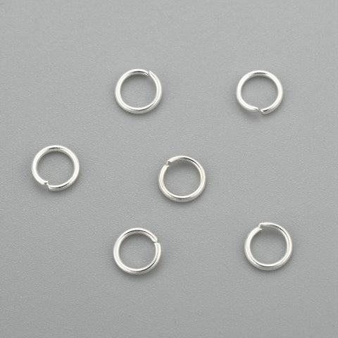 Stainless Steel Jump Rings (Bright Silver)