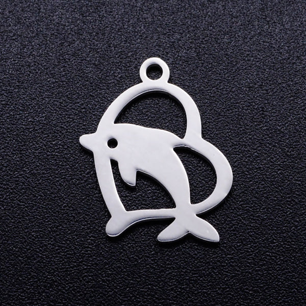 Stainless steel laser cut charms/pendants