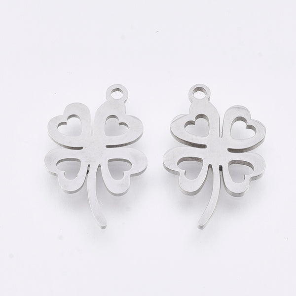 Stainless steel laser cut charms/pendants