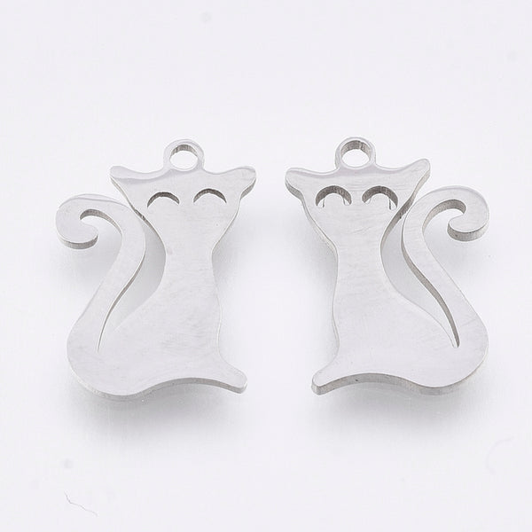 Stainless steel laser cut charms/pendants