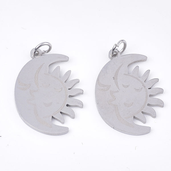 Stainless steel laser cut charms/pendants