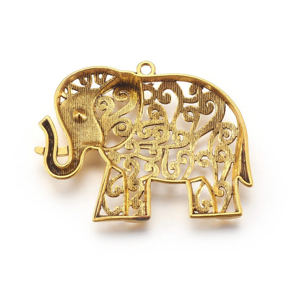 Elephant Alloy Pendants