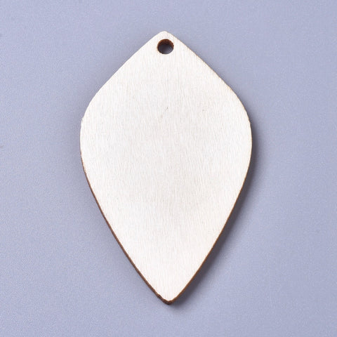 Unfinished Blank  Wood  Pendant