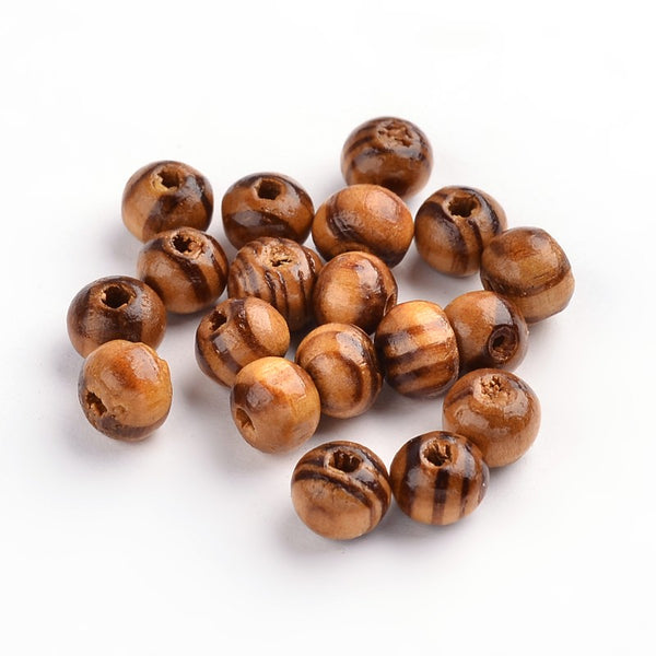 BurlyWood Natural Wood Beads